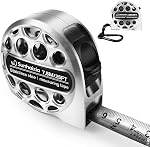 4 in 1 Laser Tape Measure,Laser Crosshairs | 130ft/40m Laser Distance Meter Display On Backlit LCD Screen with 16ft/5m AutoLock Measuring Tape | Ft/Inch/Fractions/M/mm
