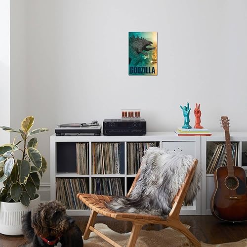 Vista 91 de Trends International Godzilla vs Kong - Póster de pared Godzilla, 34 pulgadas de largo x 22.4 W, versión premium sin marco