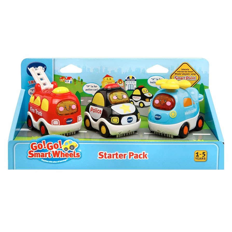 Go! Go! Smart Wheels ミニカーセット VTech Go! Go! Smart Wheels Interactive Educational Vehicle Pack