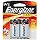 Energizer 9V Alkaline Battery Retail Pack - 2-Pack