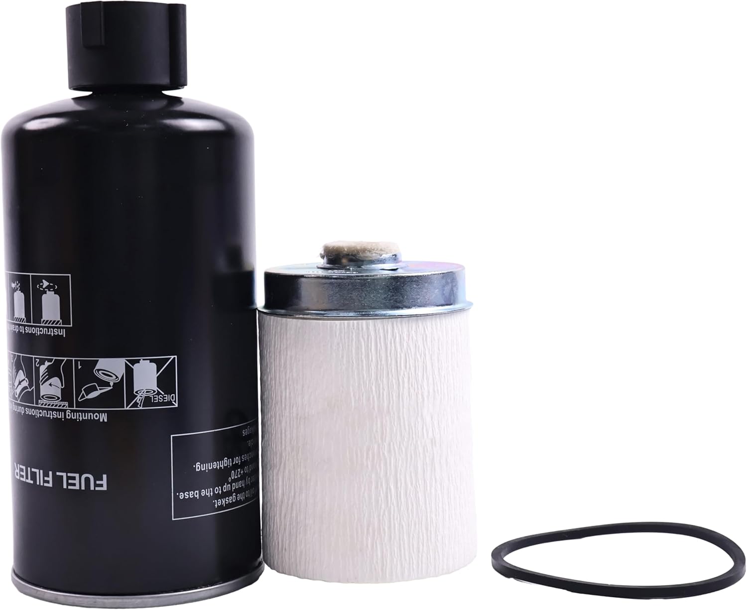 DVPARTS Fuel Filter Combo 001081778R93 006018618D1 Compatible with Mahindra 1533 4WD Gear T4 1533 4WD HST T4 1538 Gear 4WD T4 1538 HST 4WD T4 1538 HST Cabin T4