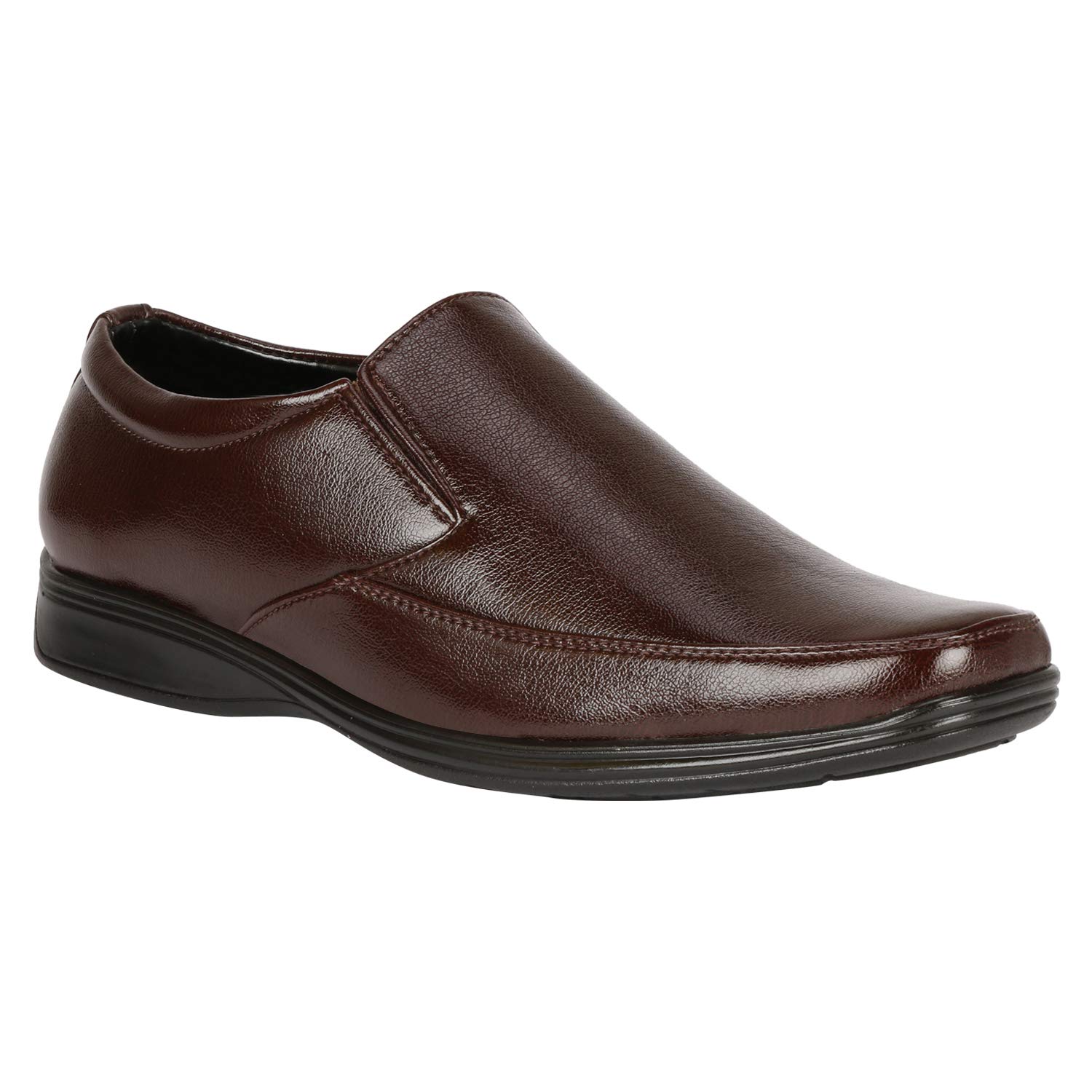 VINCENZO Mens Extra Comfort Big Size Formal Leather Slip-On Shoes (Brown) (B087F4Z8WL) Amazon Price History, Amazon Price Tracker