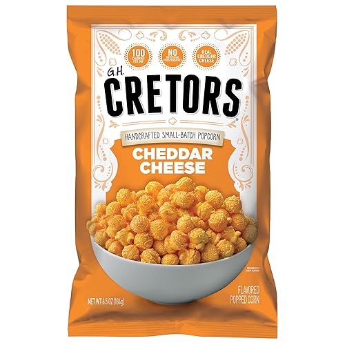 Popcorn Just The Cheese Corn, 6.5-Ounce Bags (Pack of 12)