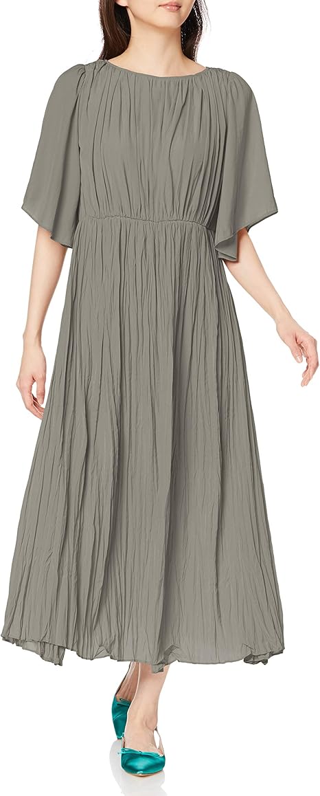 Amazon Co Jp ミラオーウェン ウエストマークマキシワンピ 09wfo1121 レディース Kki 日本 0 日本サイズ7 号相当 服 ファッション小物
