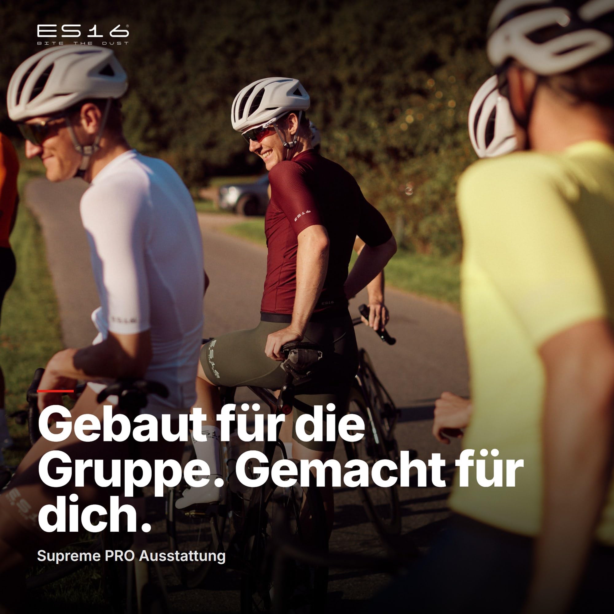 PRO Trägerhose Herren Premium Radhose mit Italienischem Sitzpolster | Aerodynamisch, UV-Schutz, Atmungsaktiv | XXS–XXXXL in Mehreren Farben