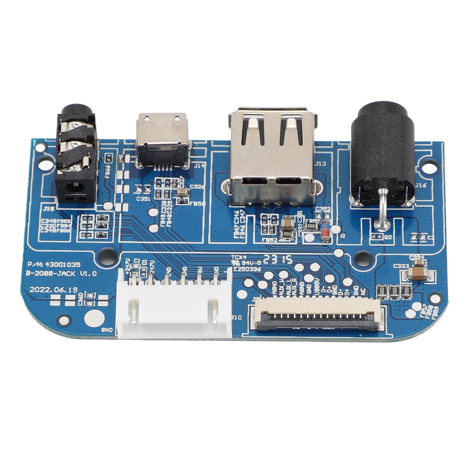 USB 2.0 AC2.5 Jack Power Board Connector Bluetooth Speaker USB Charging Port Board for Boombox 2 ND