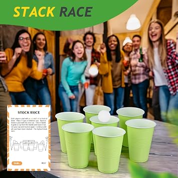Faburo Party Game Set, Action Game for Adults | Beat Your Friends at 160 Challenges, Card and Board Game for Kids and Adults Perfect for Family Party Night