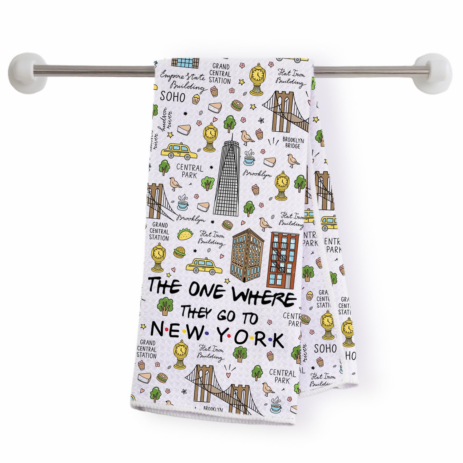 Serviette de cuisine New York merch NY idéal comme cadeau de bienvenue et souvenir de voyage