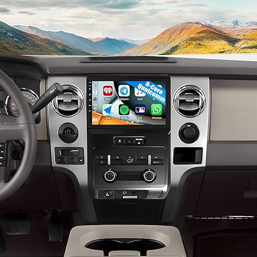 Miniatura 10 de Para 2009-2012 Ford F150 F-150 SVT Raptor Android 11 Radio estéreo para coche con Apple CarPlay Android Auto 2+32GB 9 "Pantalla táctil Radio de