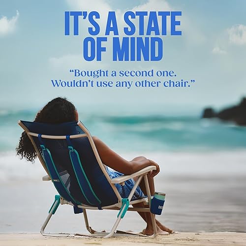 Miniatura 8 de Juego de 2 sillas de playa Shibumi. Marco de grado marino antioxidante. Capacidad de 300 libras. Pesa 8 libras. Correas acolchadas ajustables para