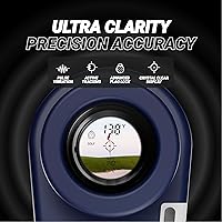 Vista 6 de Blue Tees Golf - Serie 3 Max con telémetro láser con interruptor de pendiente - Rango de 900 yardas, medición de pendiente, tira magnética, pantalla