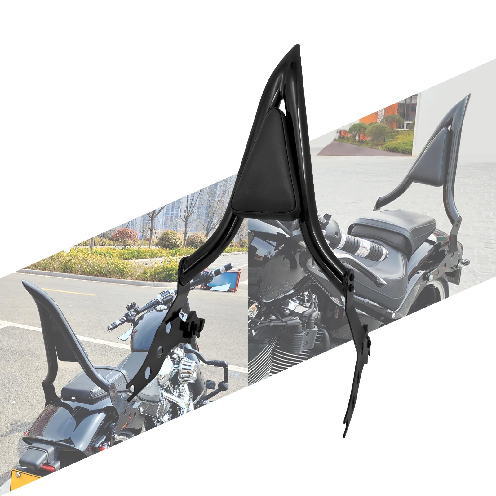 Amazon | YHMTIVTU バイク バックレスト シーシーバー パッセンジャー 