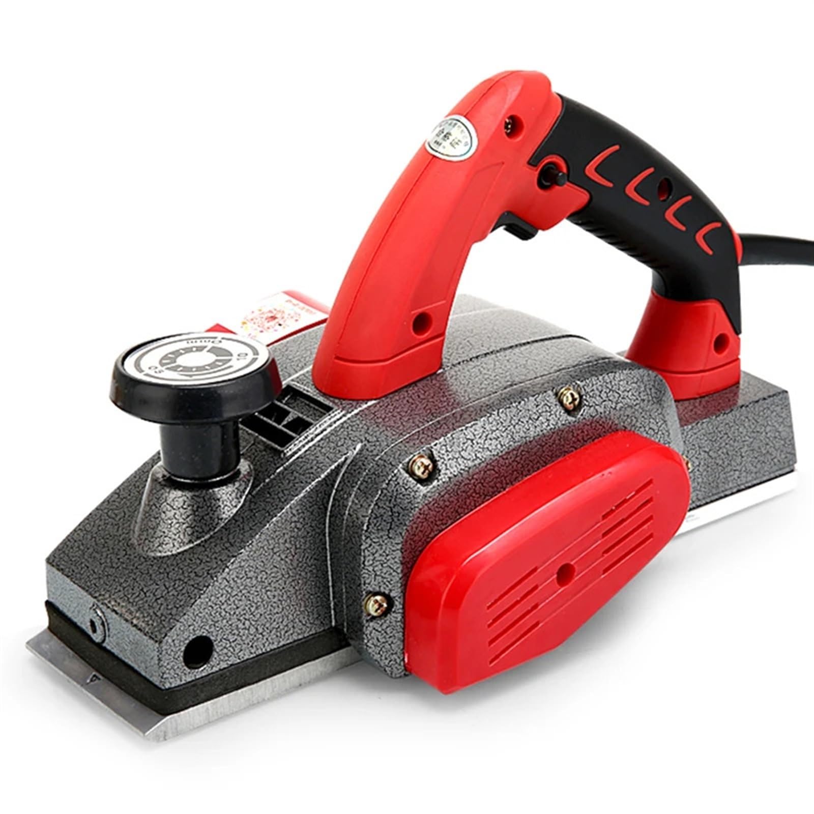 Elektryczna strugarka do obróbki drewna Wielofunkcyjna przenośna DIY prac stolarskich Ręczna/stołowa 2 w 1 maszyna strugania, Smooth-Cut Pro