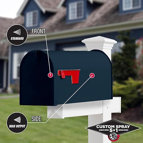 Vista 88 de Rust-Oleum 376885 Pintura en aerosol 5 en 1 personalizada para prevención del óxido, 12 onzas, transparente brillante