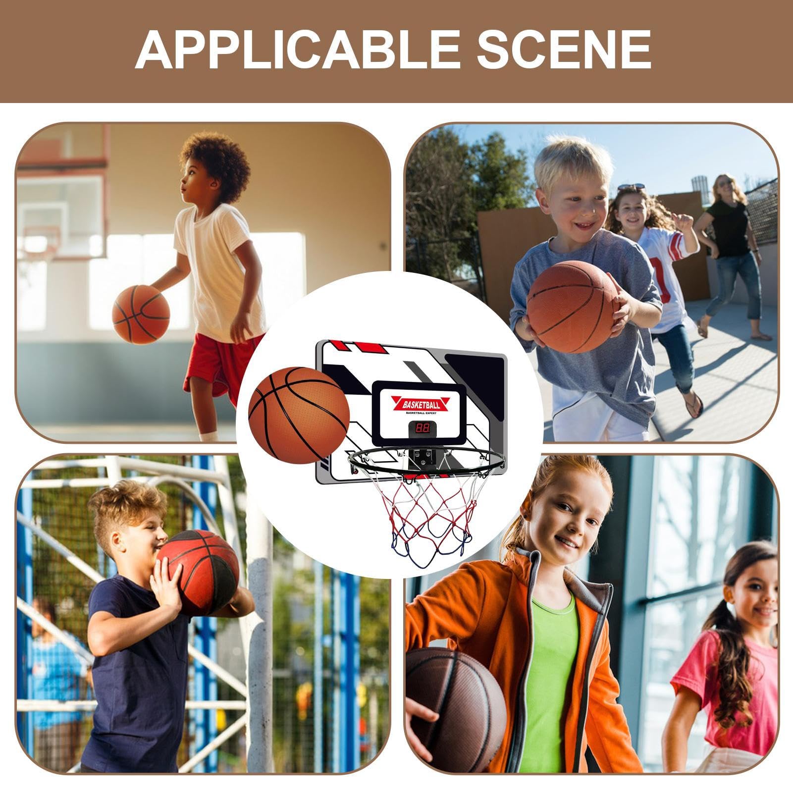 Amazon.co.jp: ドアのためのバスケットボールフープ|エレクトロニック