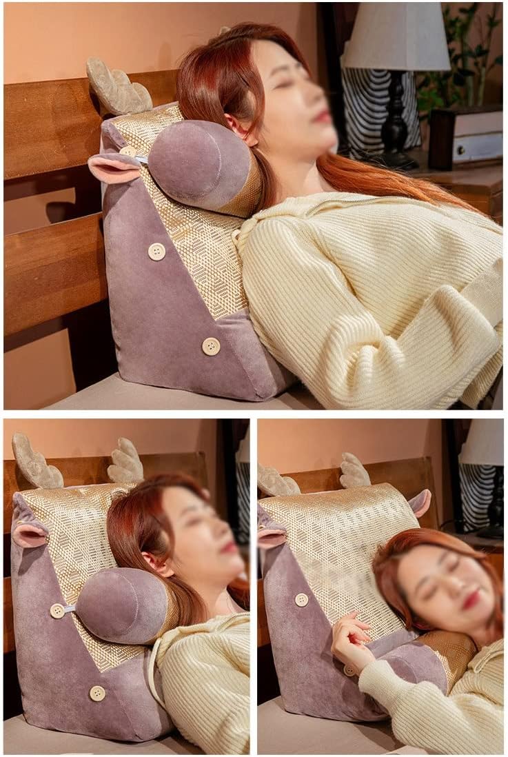 Mat Pillow, Bedside Cushion, Large Backrest, Mobile Phone Waist Support Triangle