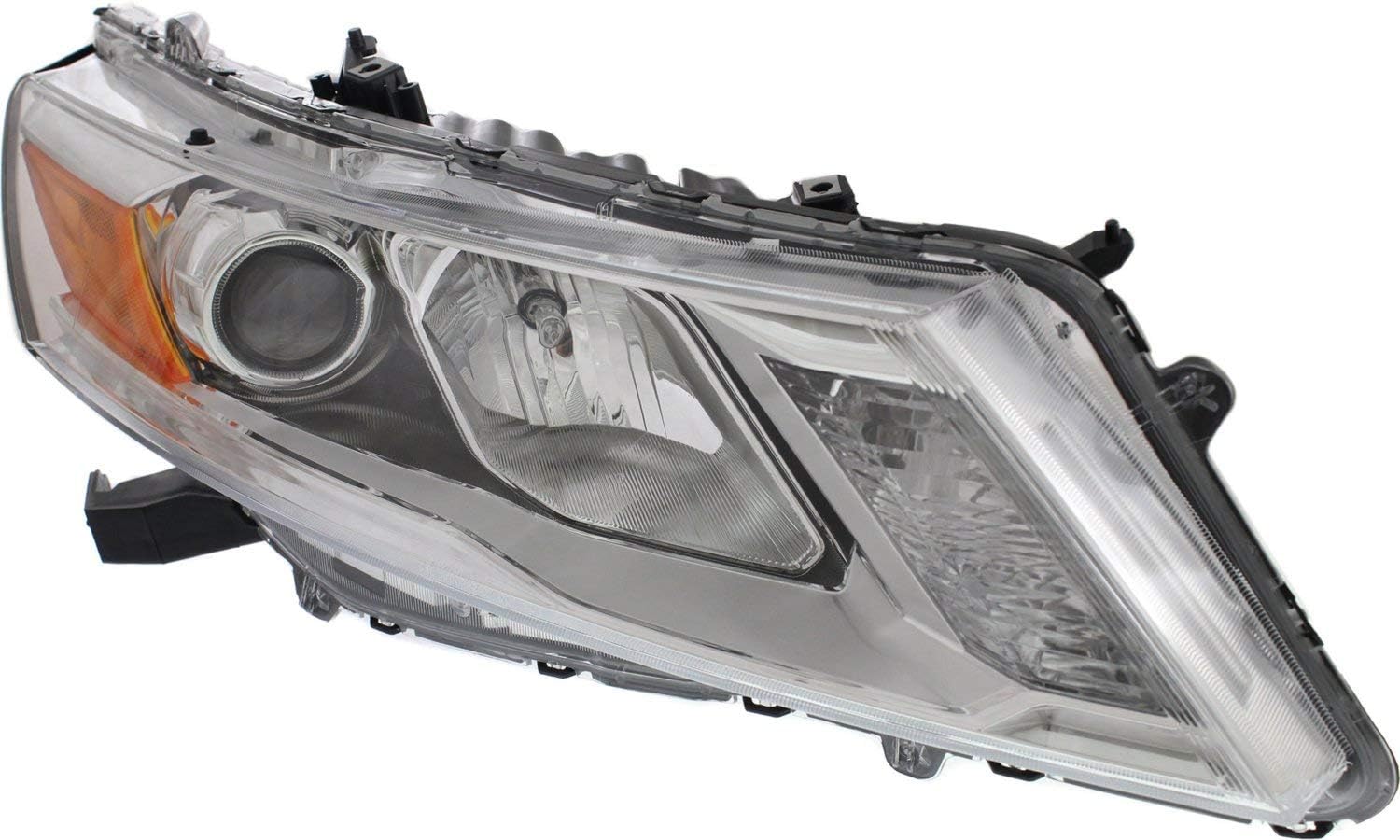 Garage-Pro Headlights Assembly Pair for Honda Crosstour 2013-2015, Halogen with Bulbs, Fits EX & EX-L, Replaces #33100TP6A21, 33150TP6A21