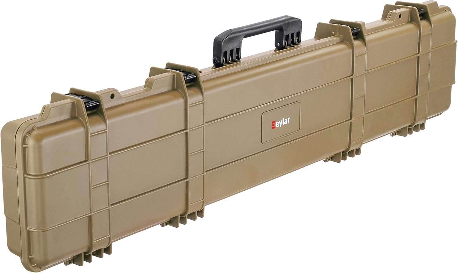 Eylar 49 Inch Slim Rifle Hard Case with Foam, Waterproof & Crushproof, Fits Single Rifle, Auto Pressure Valve with Lockable Fittings