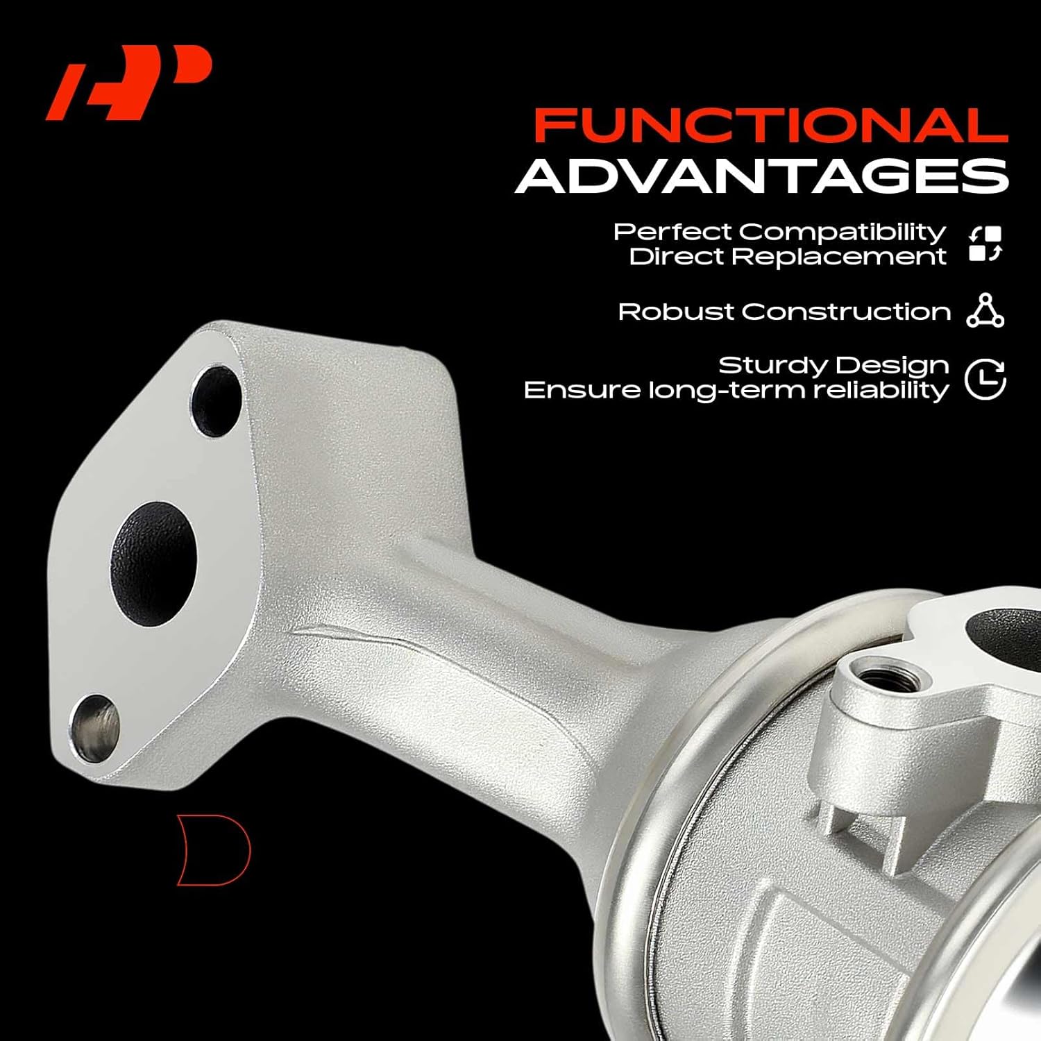 A-Premium Secondary Air Injection Check Valve Compatible with Audi Q5, Q7, A4 A5 A6 A7 A8 Quattro, A7 S5 Sportback, S4, S5, S6, S8, SQ5 & Volkswagen Touareg, Air Pump Check Control Valve with Gasket