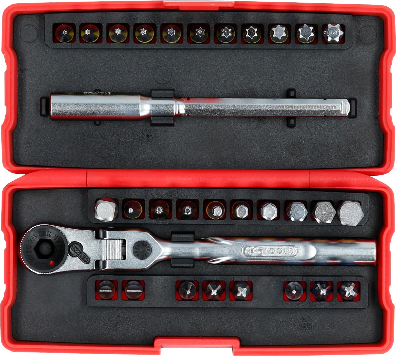 KS Tools 918.3015 1/4" Serie di inserti, 31 pz