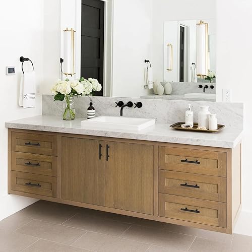 Miniatura 6 de Probrico - Manija de acero inoxidable para puerta de alacena de cocina, gavetas, color negro de 2-13 pulgadas de largo y 0.5 pulgadas de diámetro