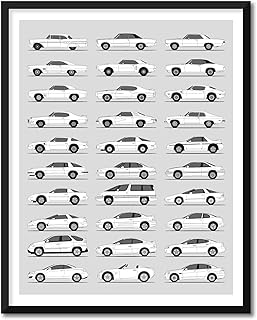 Pontiac Car Poster Print (24x36" Print (Unframed), Metallic Paper)