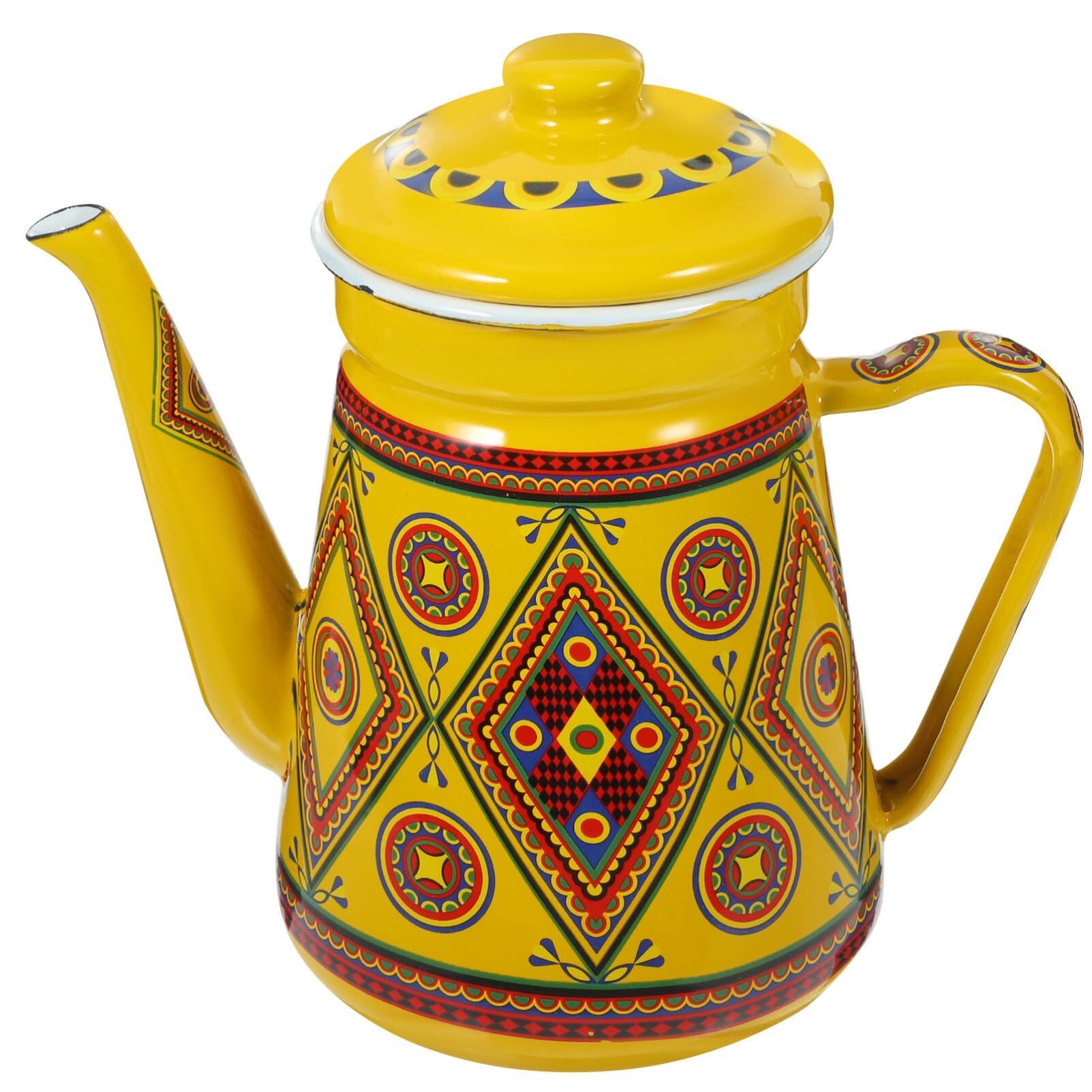 Emaliowany dzbanek do kawy Vintage czajnik do herbaty Turecki czajniczek Turecki czajnik do herbaty Turecki dzbanek do herbaty Vintage czajniczek Turecki dzbanek do kawy Pojemniki na herbatę Akceso