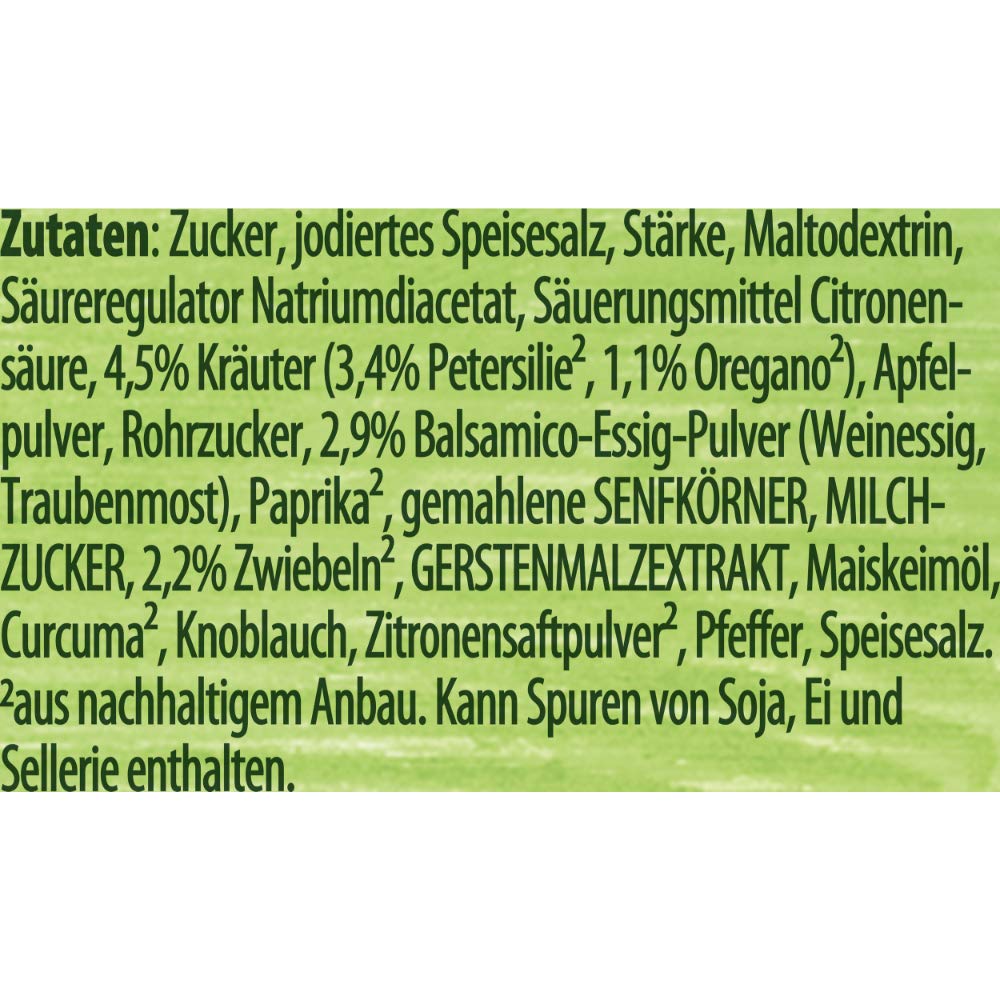 Knorr Salatkrönung Balsamico-Kräuter für ein leckeres Salatdressing mit natürlichen Zutaten* 5 x 3 Portionen 15 Stück
