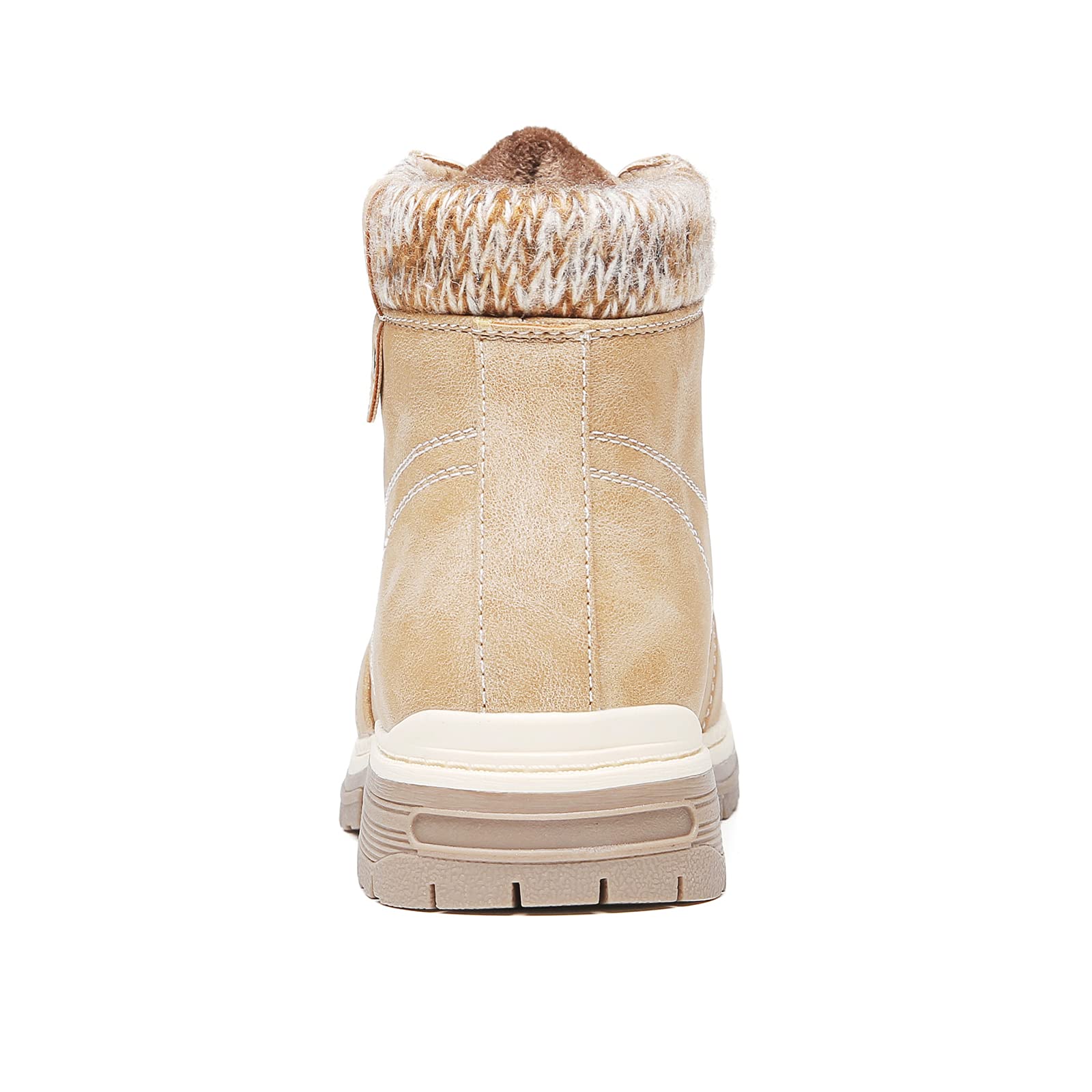 ANJOUFEMME Bottes d'hiver pour femme - Bottes de randonnée et de randonnée - Imperméables - Pour le camping, la randonnée