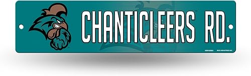 Miniatura 133 de NCAA Rico Industries Placa de calle de plástico Placa de calle de plástico de 4" x 16" Color del equipo,Alternativo,Champ,man