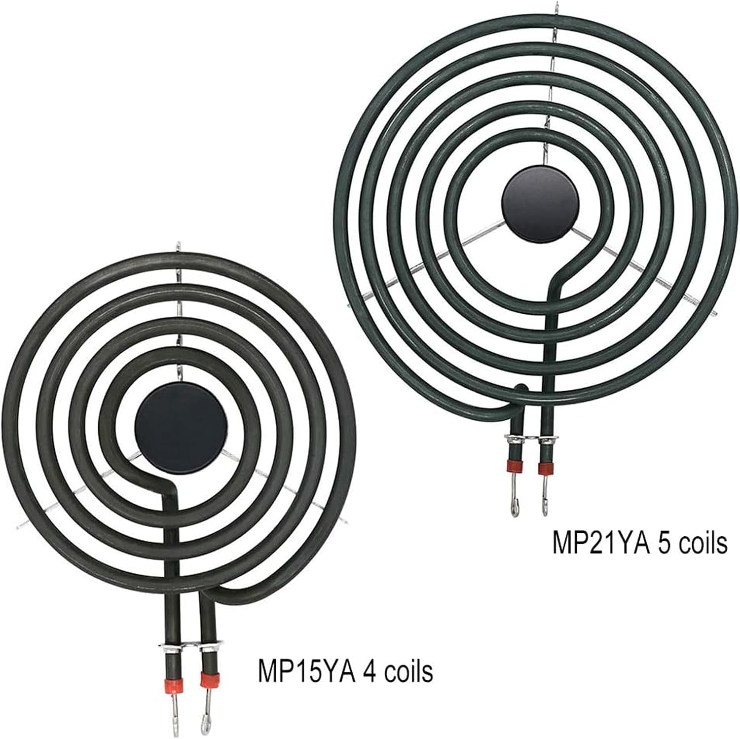 prime&swift MP22YA Electric Range Burner Element Unit （Set-2x MP15YA 6" and MP21YA 8" Surface Burner Electric Range Stove,230V) Replaces 5304431014,484783,SU204,TS5W8221