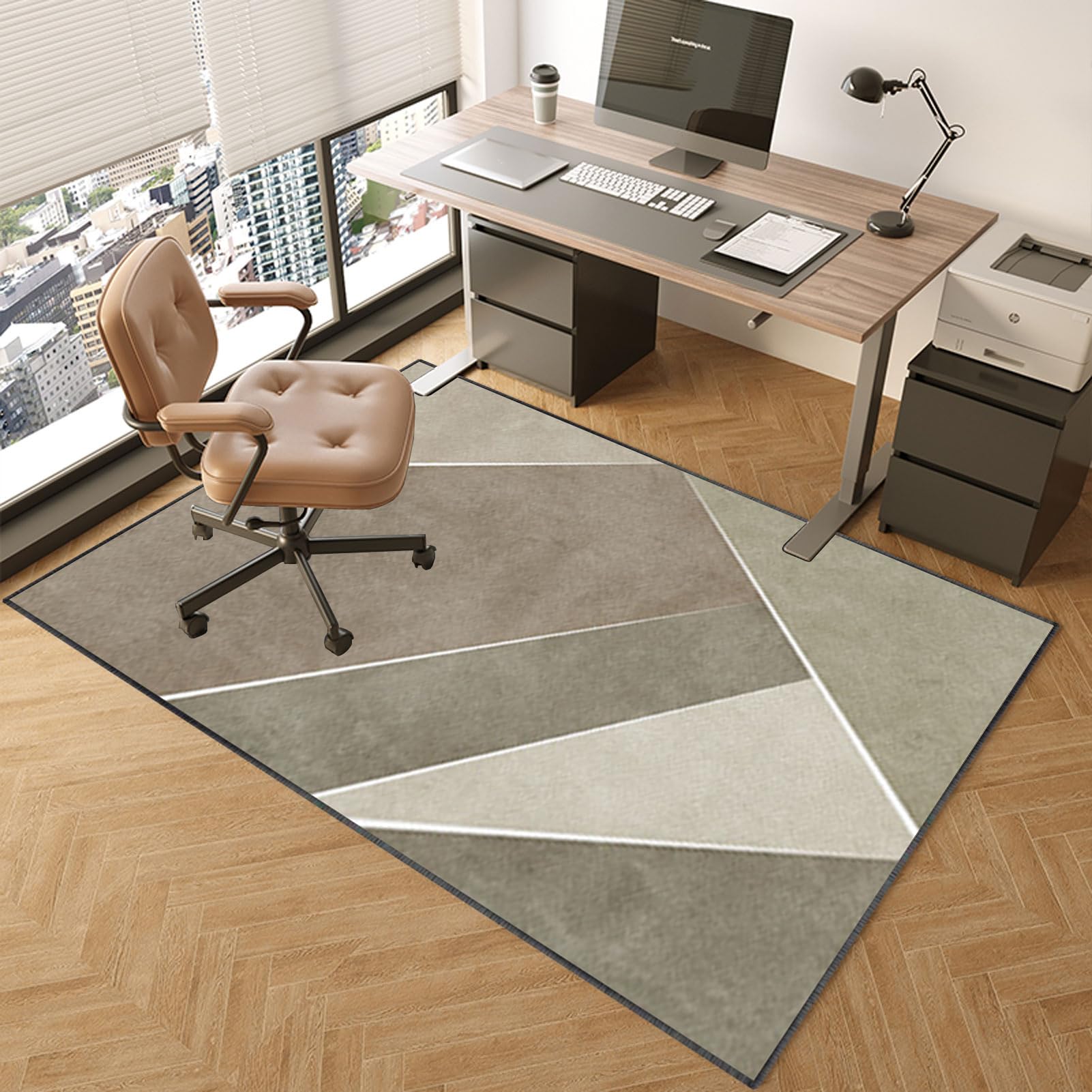 Grote antislip bureaustoelmat 120 x 150 cm vloerbeschermer pad voor gaming en bureaustoelen tapijt mat voor kantoor en thuis computer vloermat met rolstoelbescherming Grote antislip bureaustoelmat 120 x 150 cm vloerbeschermer pad voor gaming en bureaustoelen tapijt mat voor kantoor en thuis computer vloermat met rolstoelbescherming