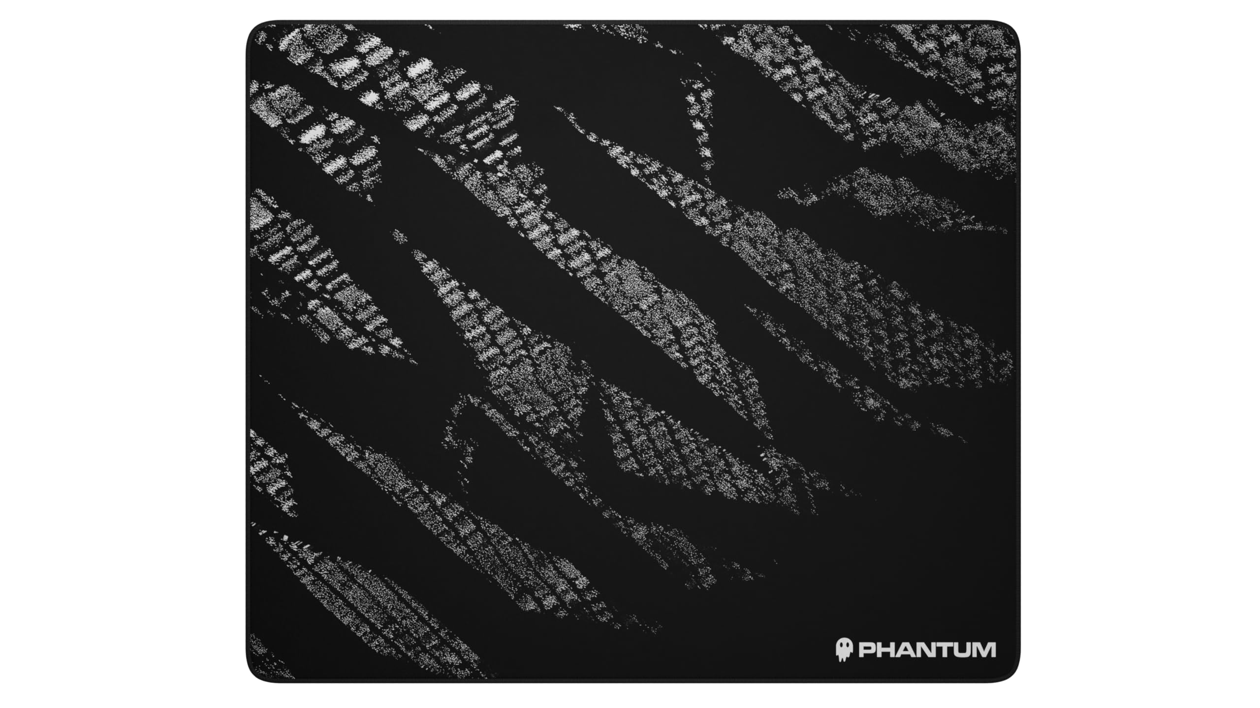 Phantum Quasar - Tapis de Souris Gaming 490x420 mm - Surface en Cloth Haute Performance - Base PORON Japonais Antidérapante - Glisse Rapide (Speed) & Contrôle Précis (Dark)