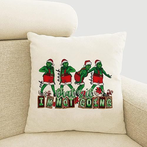 Miniatura 7 de Parches para planchar de Navidad, calcomanías de Grinchs, transferencia de calor de Navidad, caricatura, monstruo verde, papel de transferencia para