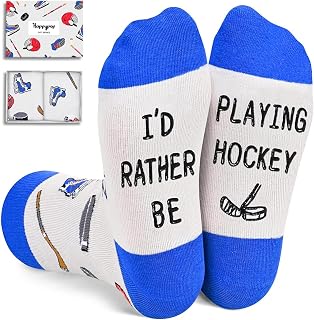 HAPPYPOP Gifts for Boys Girls - Basketball Baseball Hockey Football Softball Socks