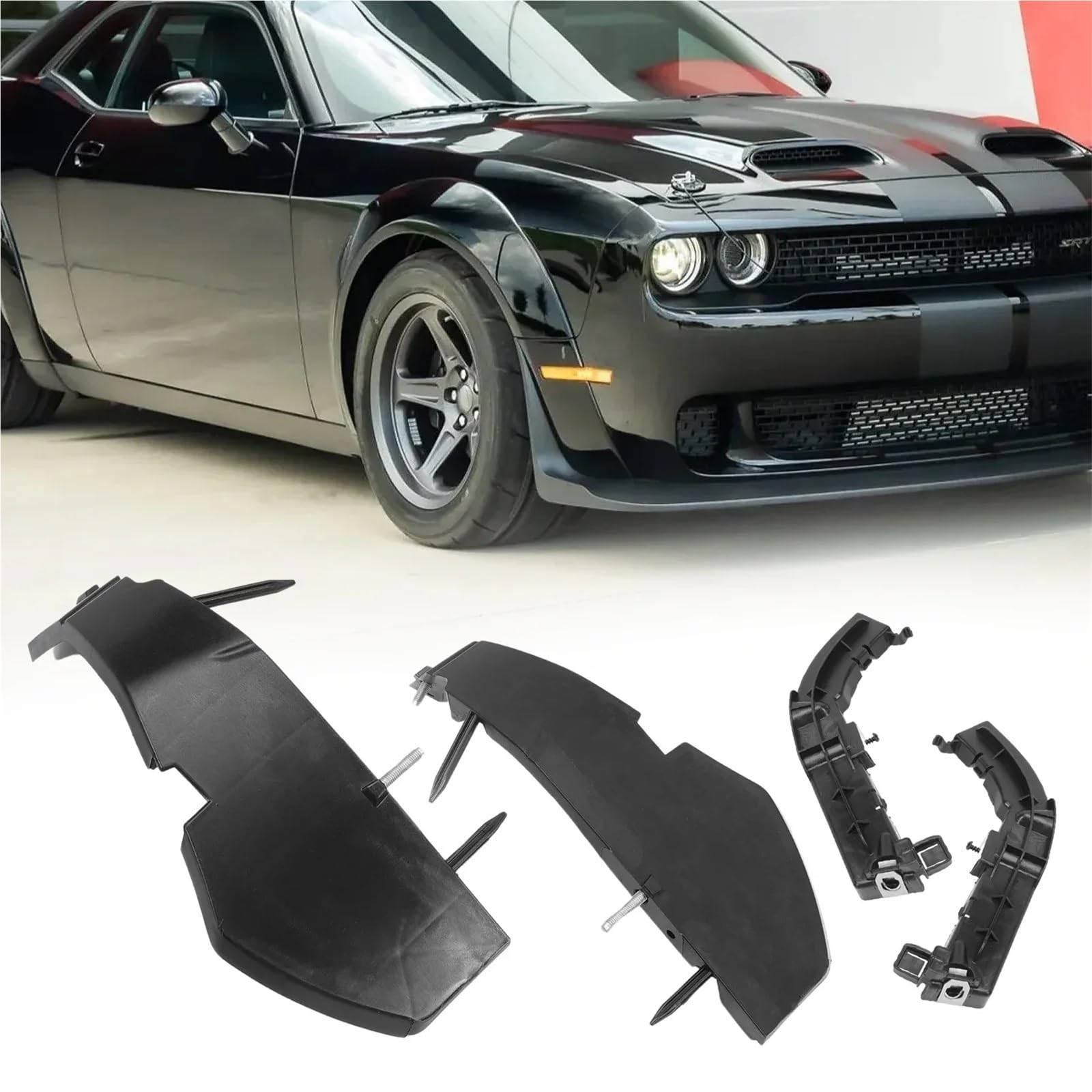 splitter aerodynamiczny Wsporniki zderzaka pasujące do Dodge'a, Challengera 2015-2021 68375013AA 68259546AA 68024342AD 68024343AD