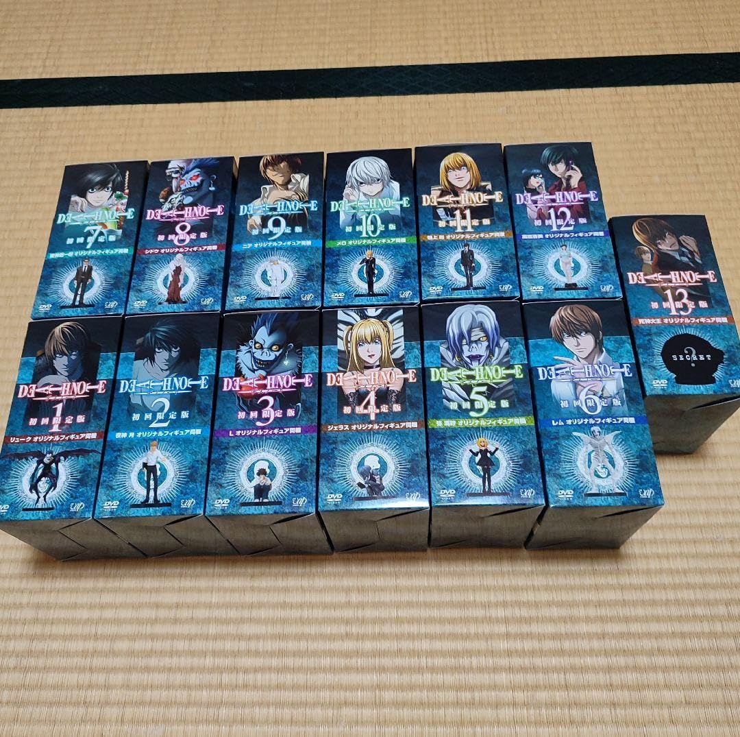 DEATH NOTE デスノートDVD初回限定版フィギュア DVD 6体セット DEATH