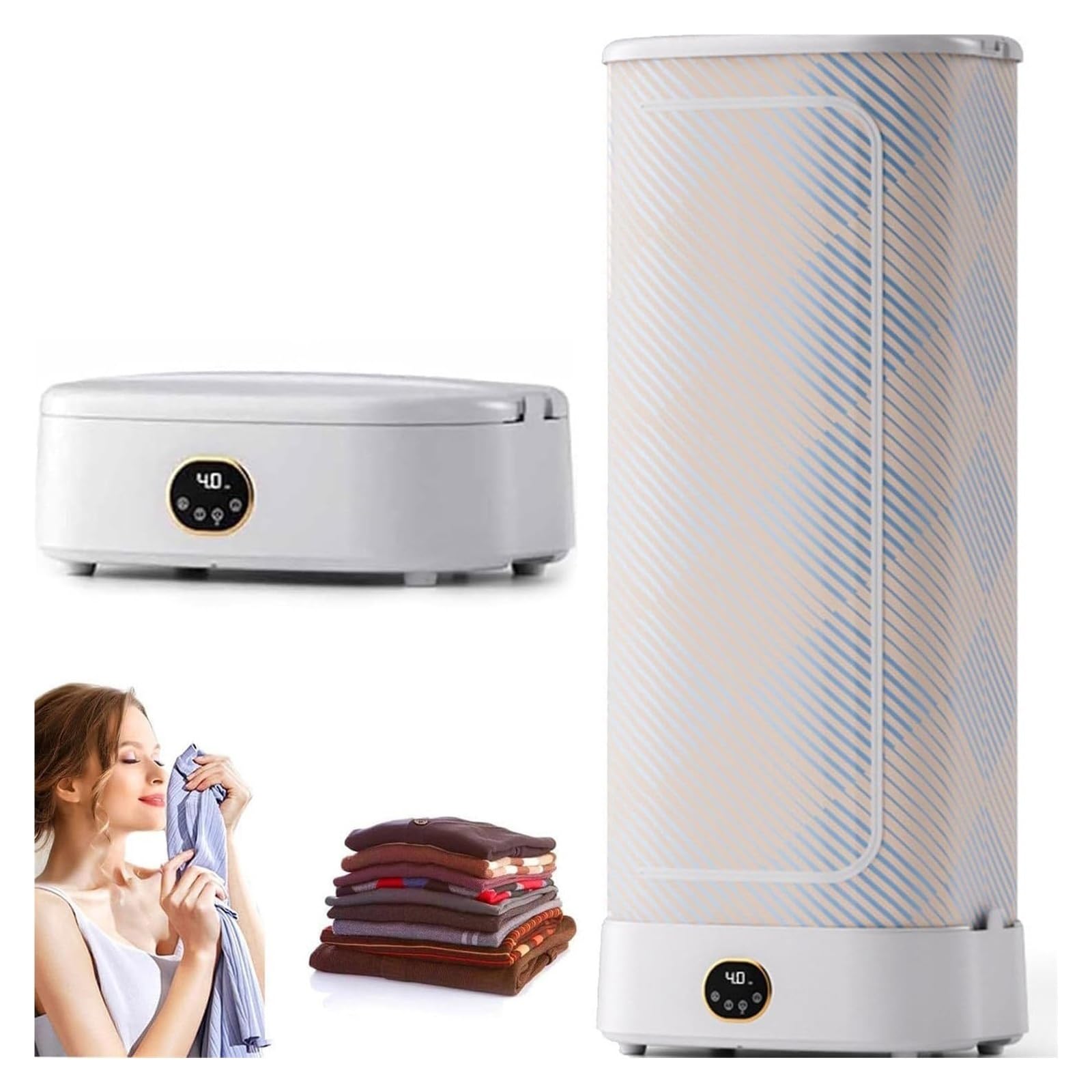 Planchado y plegado automático de hierro de 1000W con función de vapor para ropa y tejidos