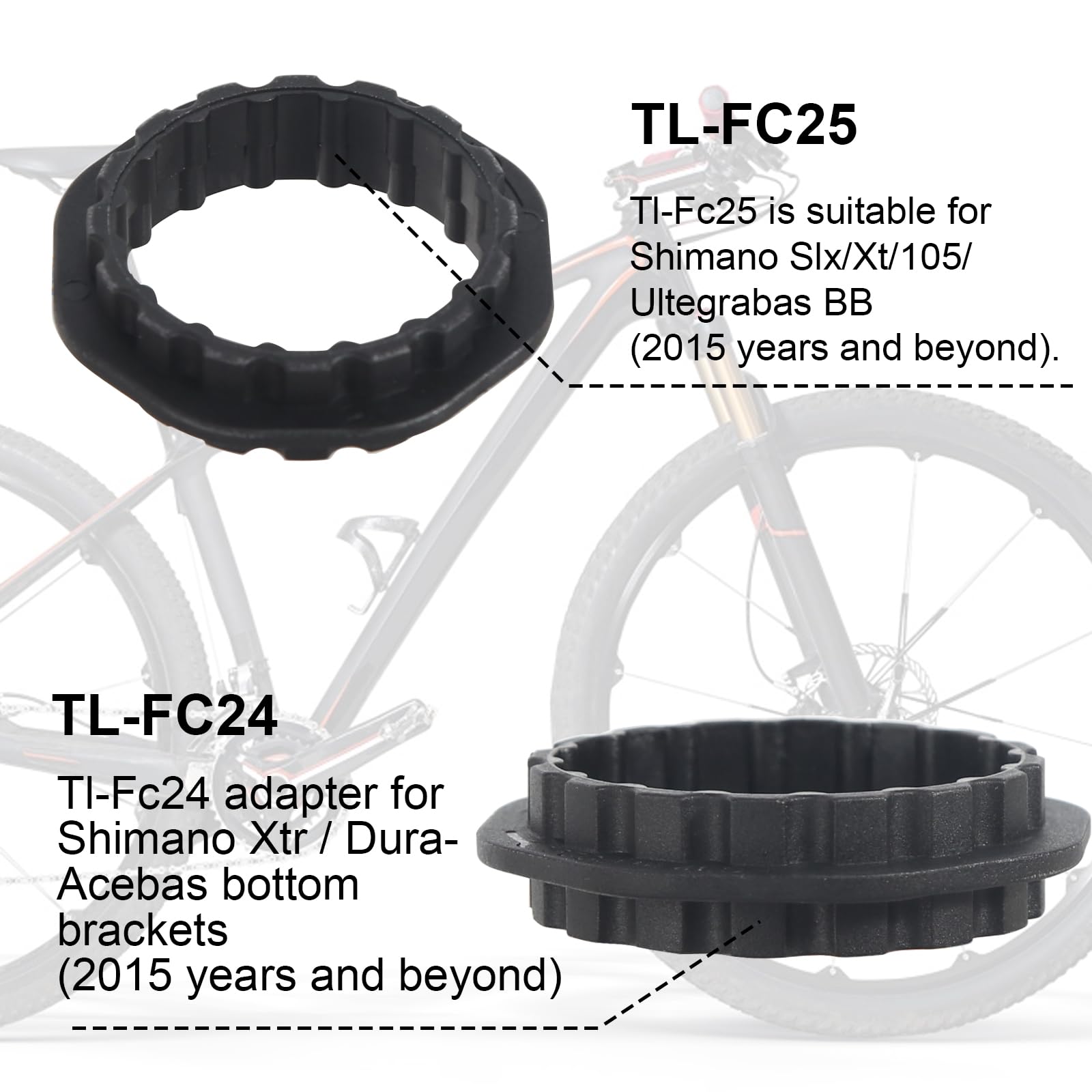 Chiave Per Guarnitura Mountain Bike - Chiave Center Lock In Lega Alluminio 6061, Colore Rosso, Per Riparazioni Bici - Foto 8