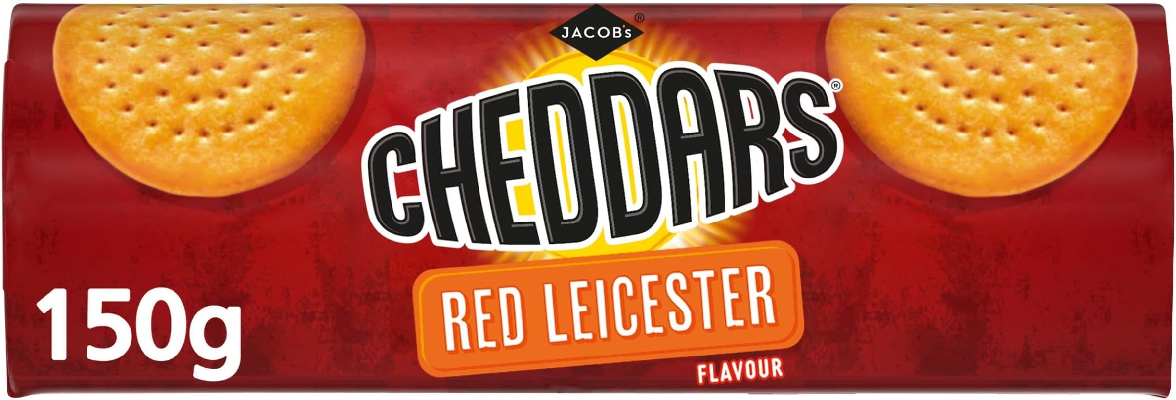 Cheddars Red Leicester Flavour Cheese Biscuits, 150 g (Pack of 1)