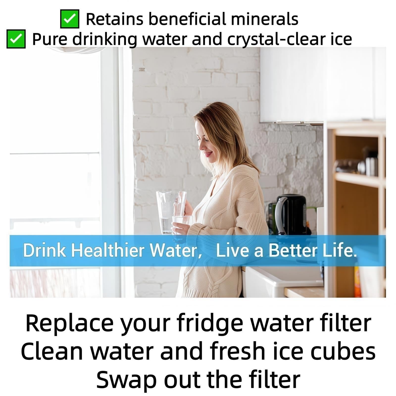 Compatible Con Whirlpool Filtro De Hielo Y Agua 2 EDR2RXD1 Element