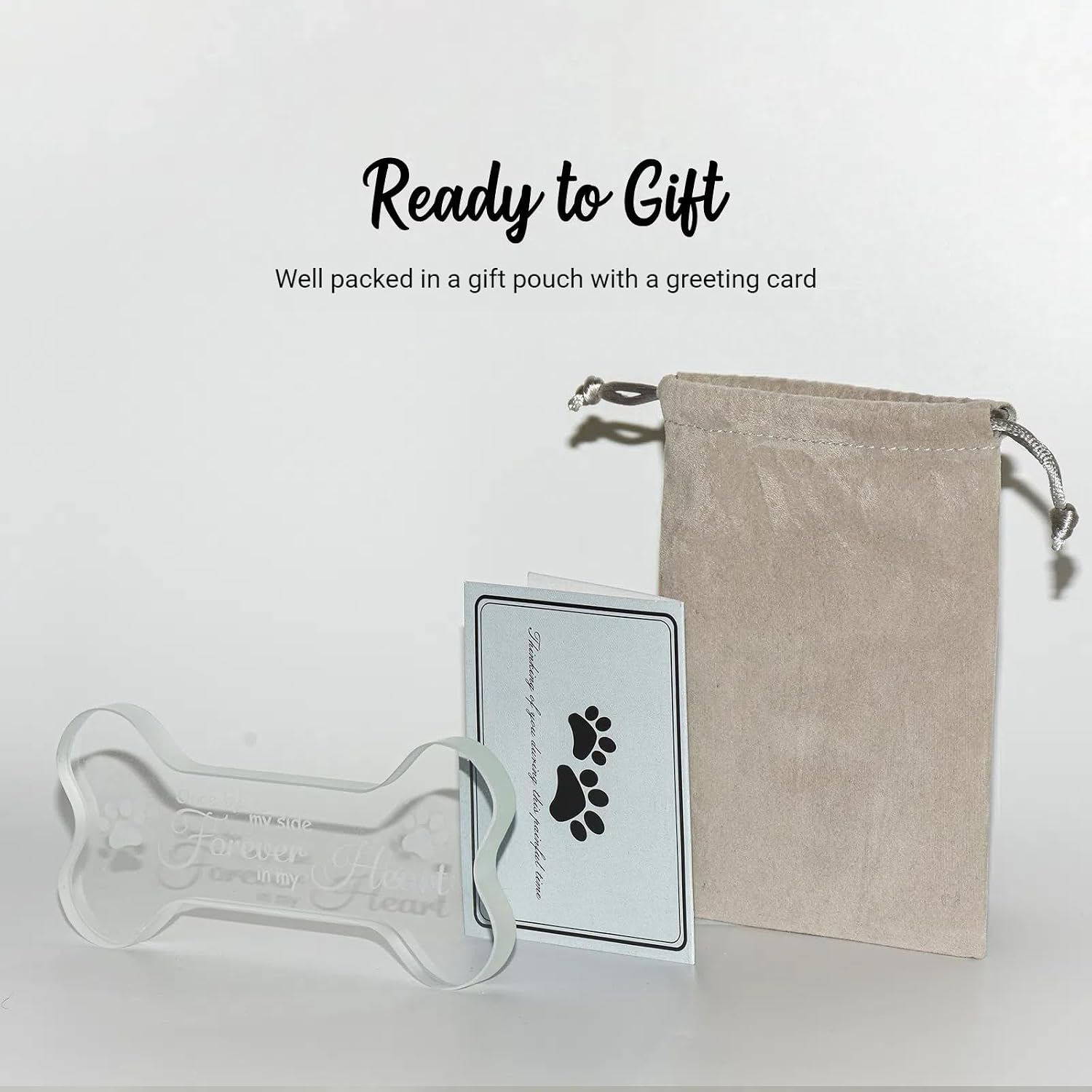 Crystal Glass Dog Memorial Gifts for Loss of Dog, Pet Memorial Gift for Dogs, Loss of Dog Sympathy Gift for Dog Owner, Pet Bereavement Gifts Ideas, Personalized Dog Memory Keepsake for Dog Death image 5