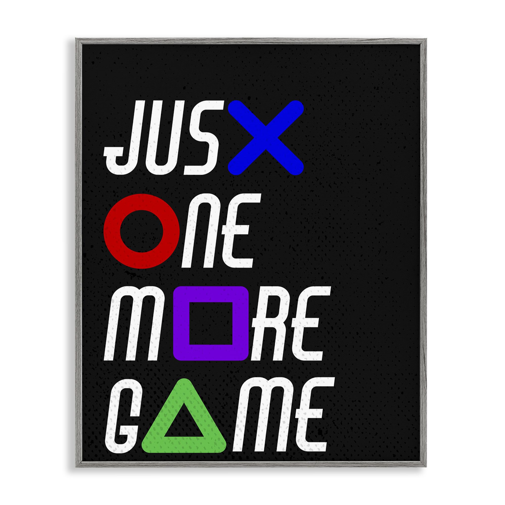 One More Game tableau gamer Stupell Industries pour déco salle de jeu