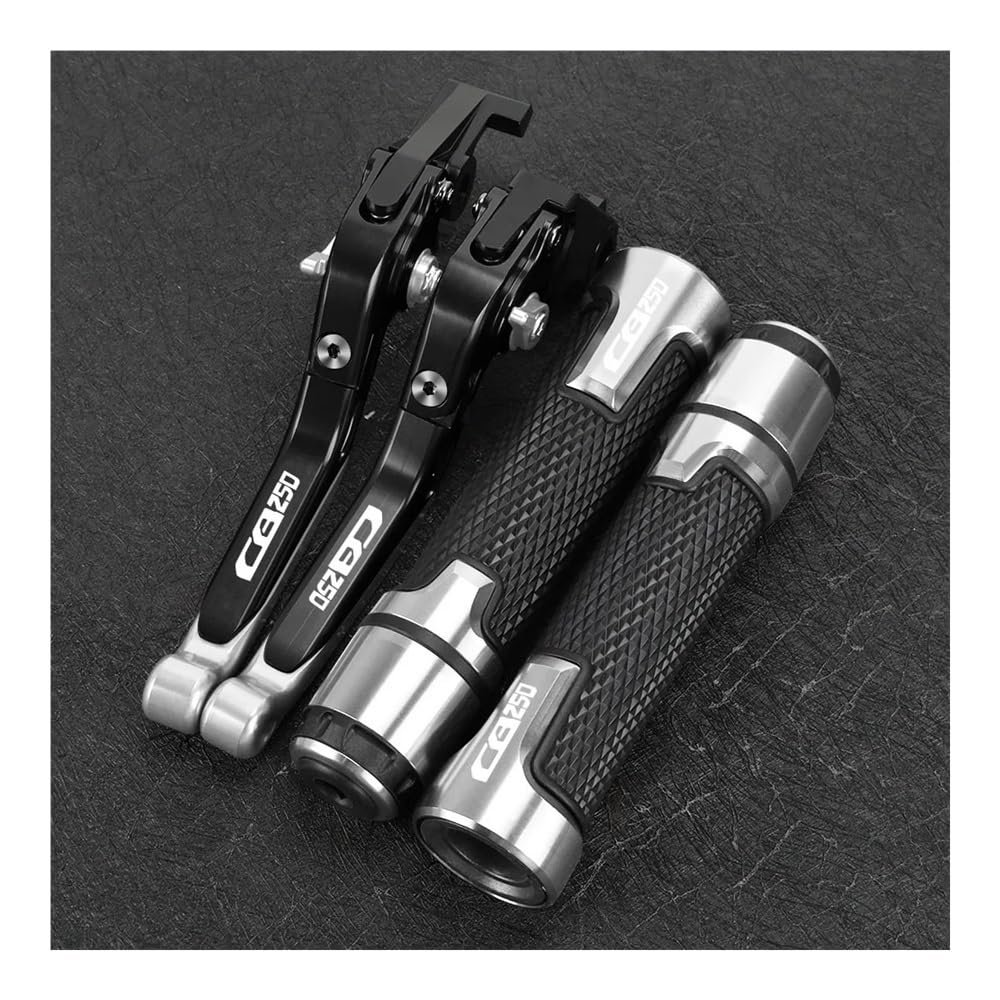 Gfjvcgjru Black Motorcycle Brake Clutch Levers For Ho&N&Da Cb250 Twister Cb 250 2020 Motorcycle Accessories Aluminum Adjustable Clutch Brake Lever Handlebar Grips Ends