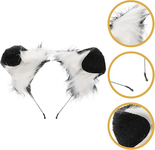 Miniatura 6 de Diadema de orejas de perro, diadema de orejas de animal de felpa, diadema de disfraz para asistentes a fiestas, amantes de los perros, entusiastas