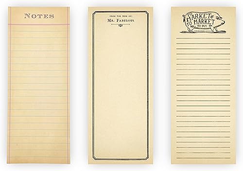 Sugarboo & Co. Notas, Mr. Fabulous, para comercializar blocs de notas delgados