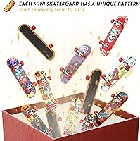 Vista 7 de 4 piezas de juguetes para dedos, tablas profesionales para dedos, mini patinetas, fingerboards para movimiento creativo de las yemas de los dedos