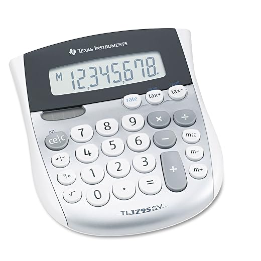 Texas Instruments TI-1795 SV Mini-Desktop Calculator 17311-02