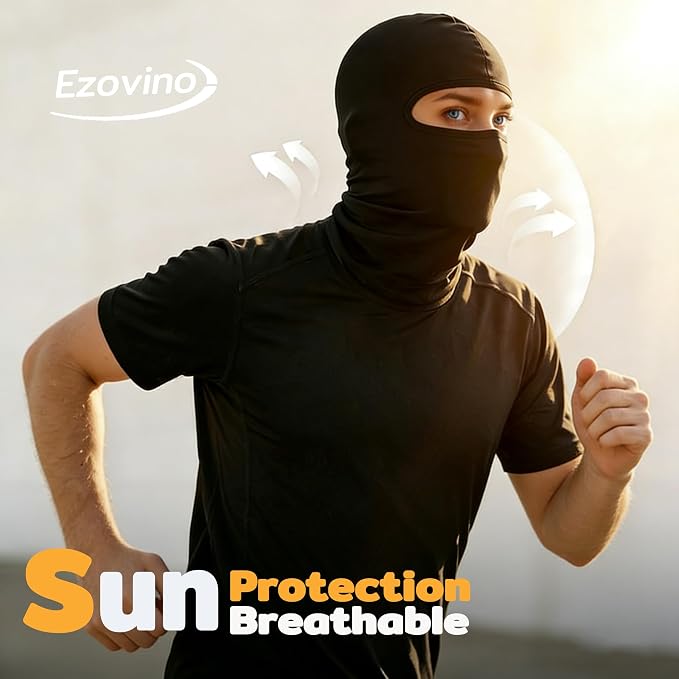Balaclava pasamontañas para invierno para hombres y mujeres miniatura 4