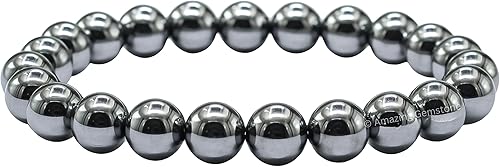 Miniatura 164 de Amazing Gemstone Pulsera de cristal para mujeres y hombres, pulsera de cristal curativo de protección, pulsera elástica con cuentas de piedras